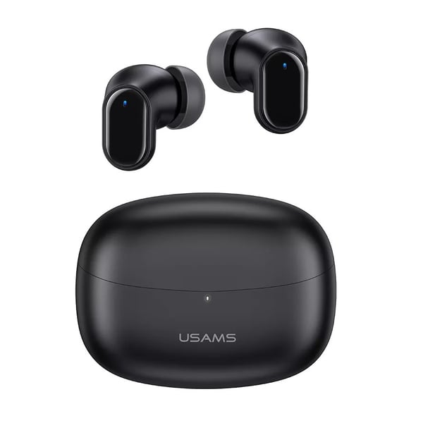 Usams Bh11 Bt 5.1 Tws Wireless Bluetooth Headset Noise Reduction Low-latency Gaming Headphone With Charging Case Black