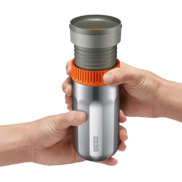 Wacaco - Pipamoka All-in-one Vacuum Pressured Portable Coffee Maker - Stainless Steel