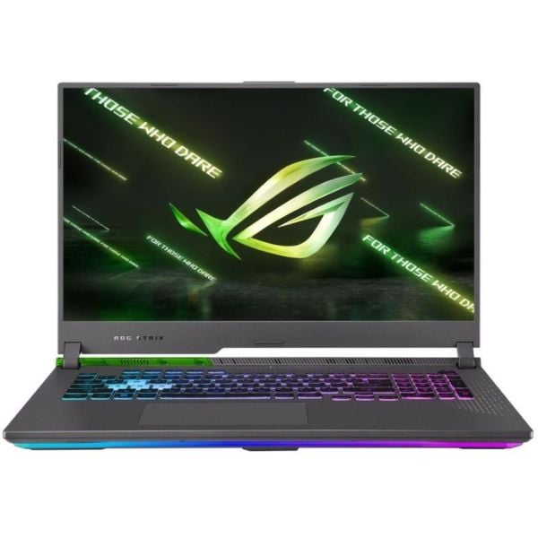 Asus ROG Strix G17 G713RM-KH076W Gaming Laptop - Ryzen 7 3.2GHz 16GB 1TB 6GB Win11 17.3inch FHD Volt Green NVIDIA GeForce RTX 3060 English/Arabic Keyboard
