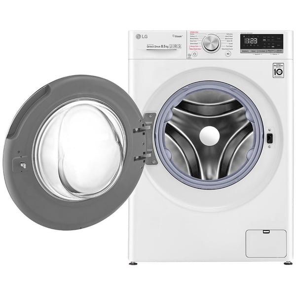 LG Front Load Washer 8.5 kg F2V5GYP0W, AI DD™, Steam+™, Bigger Capacity LG Front Load Washer 8.5 kg F2V5GYP0W, AI DD™, Steam+™, Bigger Capacity