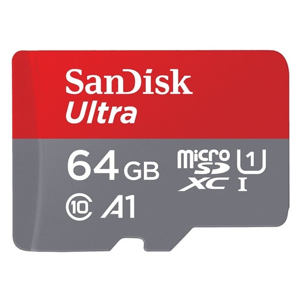 SanDisk A1 Ultra Micro SDXC Memory Card 64GB SDSQUAR-064G-GN6MN