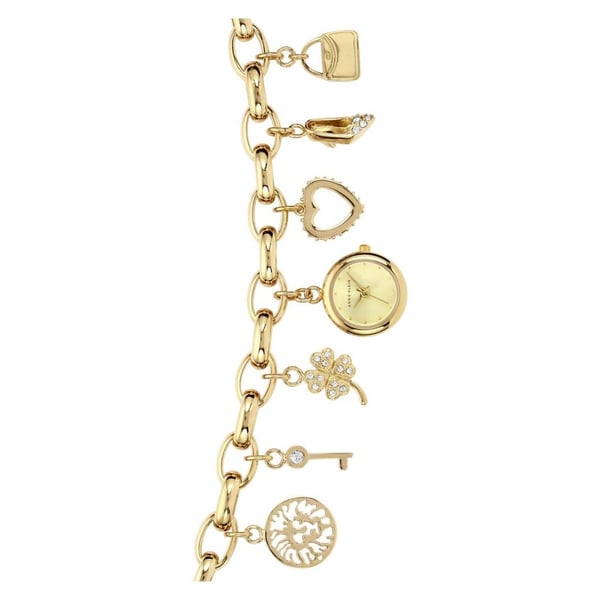 Buy Anne Klein Gold Charm Bracelet Watch For Women Online In Uae Sharaf Dg Buy Anne Klein Gold Charm Bracelet Watch For Women Online In Uae Sharaf Dg