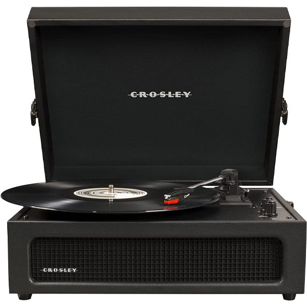 Crosley CR8017B-BK4 Voyager Portable Bluetooth Turntable Black