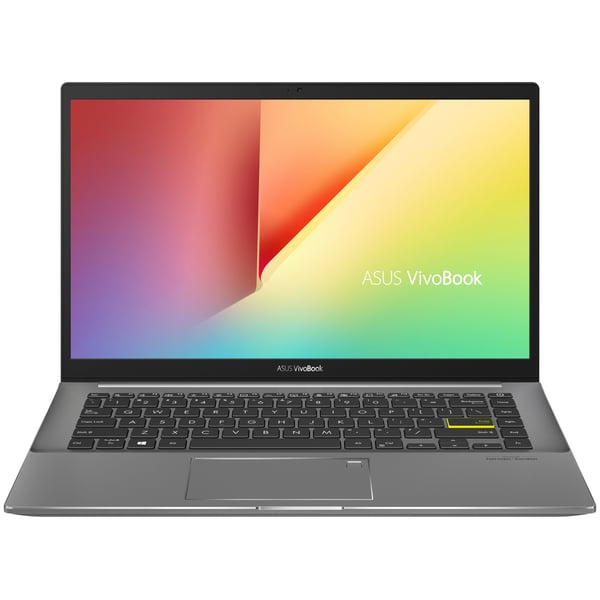 ASUS VivoBook S14 (2020) Laptop - AMD Ryzen 7-4700U / 14inch FHD / 8GB RAM / 512GB SSD / Shared AMD Radeon Graphics / Windows 10 Home / English & Arabic Keyboard / Indie Black / Middle East Version - [M433IA-EB488T]