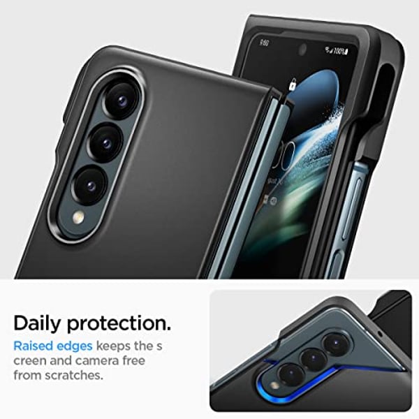 Spigen Thin Fit P Designed For Samsung Galaxy Z Fold 4 Case Cover (2022) - Black (s-pen Not Included) Spigen Thin Fit P Designed For Samsung Galaxy Z Fold 4 Case Cover (2022) - Black (s-pen Not Included)