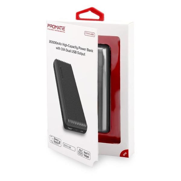 Promate Power Bank 20000mAh Black Promate Power Bank 20000mAh Black