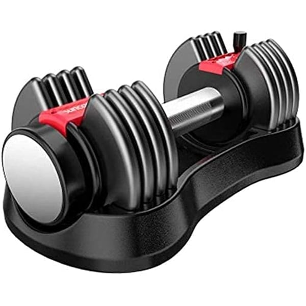 ULTIMAX Adjustable Single Dumbbell 1S Fast Weight Adjustable for Men Exercise Equipment Training Adjustable Weights and Dumbbells Arm Muscle Fitness Dumbbell 25LB
