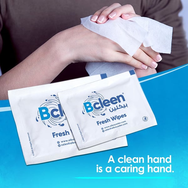 Buy Bcleen Fresh Wet Wipes Large (Pack of 1000pcs) Online in UAE Sharaf DG