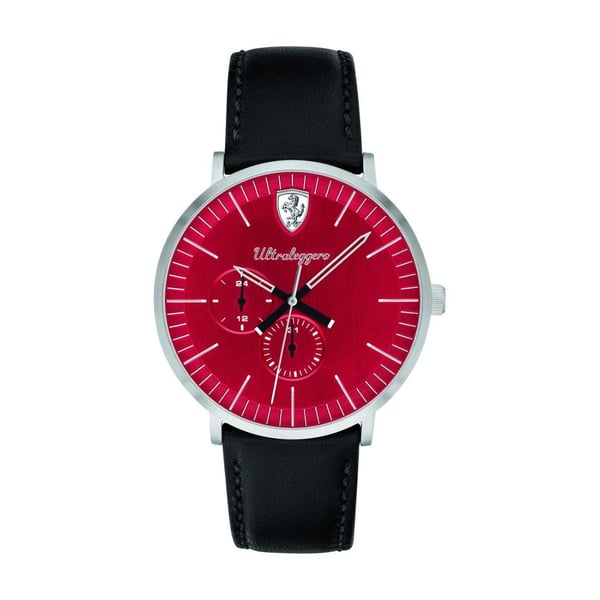 ferrari leather watch