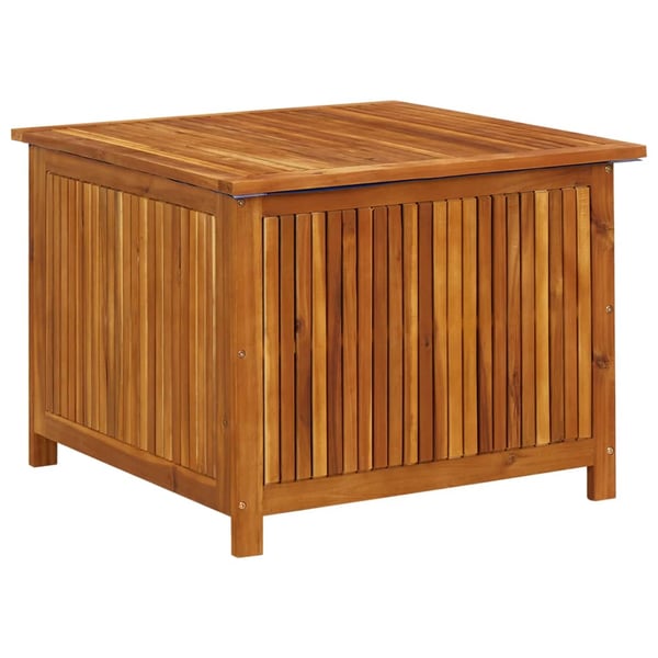 Vidaxl Garden Storage Box 75x75x58 Cm Solid Acacia Wood
