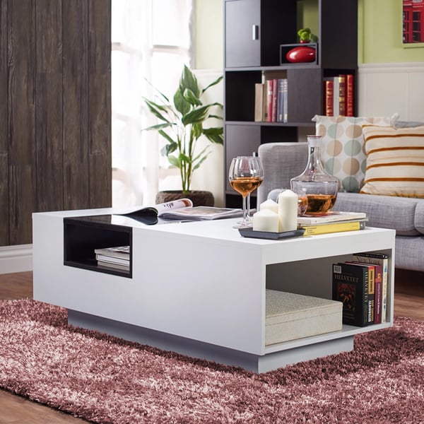 Asghar Furniture - Camila Coffee Table - White