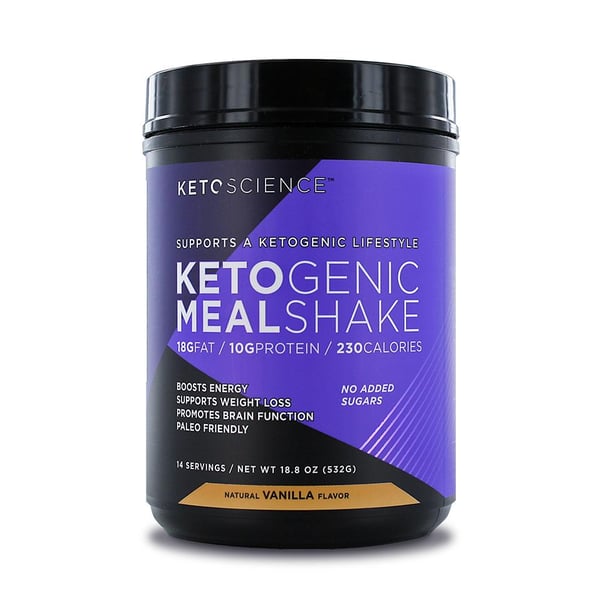 Ketoscience Ketogenic Meal Shake Natural Vanilla Flavor 532 Gm