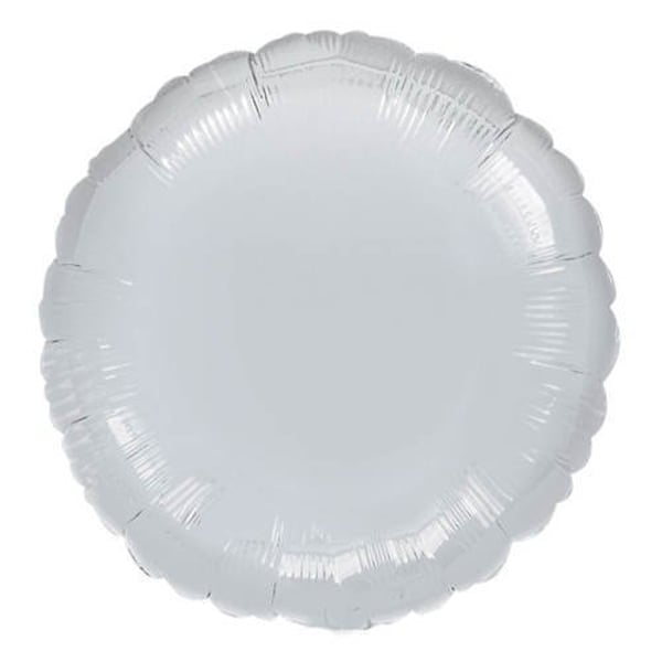 Creative Balloons Mfg. Inc. Kaleidoscope Silver Round Foil Mylar Balloon, 18 Creative Balloons Mfg. Inc. Kaleidoscope Silver Round Foil Mylar Balloon, 18