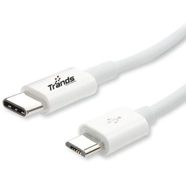 Trands CA4380 Type C to Micro USB Cable 1m Trands CA4380 Type C to Micro USB Cable 1m