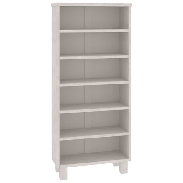 vidaXL CD Cabinet HAMAR White 45x18x100 cm Solid Wood Pine