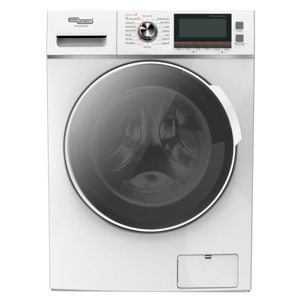 Super General 8 kg Washer & 6 kg Dryer SGW8600CRMB Super General 8 kg Washer & 6 kg Dryer SGW8600CRMB