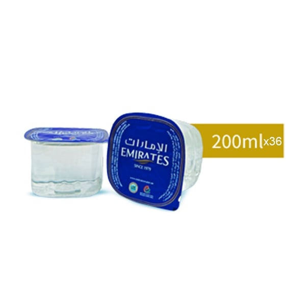 Emirates Drinking Water Cup 200ml Pack Of 36