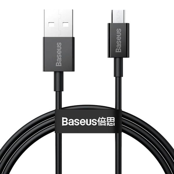 Baseus CAMYS-01 mobile phone cable Black 1 m USB A Micro-USB B