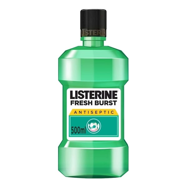 Buy Listerine Fresh Burst Mouthwash 500ml Online in UAE Sharaf DG