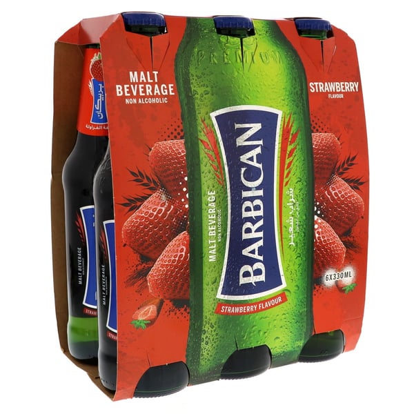 Barbican 6-pack Strawberry Flavour Non-Alcoholic Malt Beverage 330ml