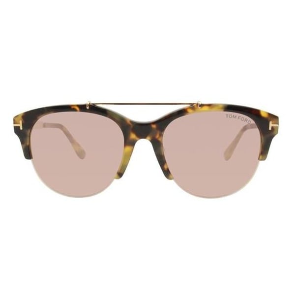 Buy Tom Ford Adrenne Havana Plastic Female Sunglasses Online in UAE |  Sharaf DG