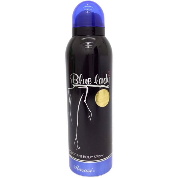 Rasasi Blue Lady 2 Deodorant Spray 200ml Rasasi Blue Lady 2 Deodorant Spray 200ml