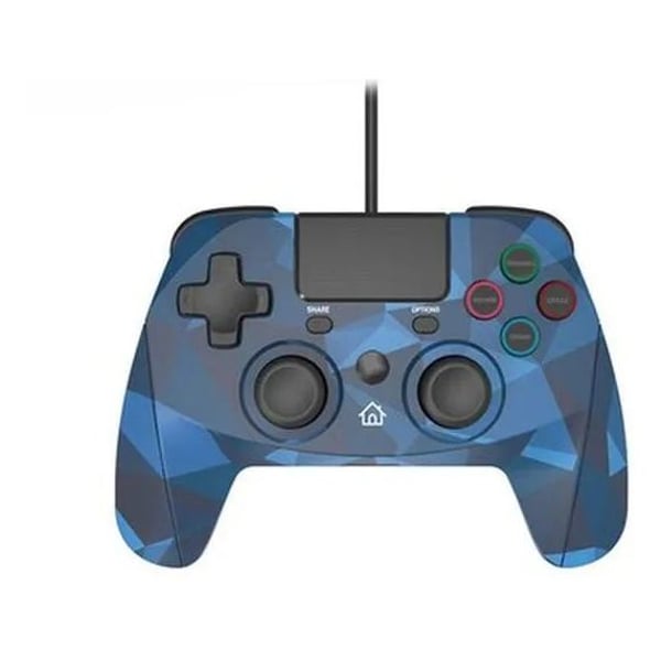 Snakebyte Game:Pad Wired PS4 Controller With 3m Cable - Blue Camoflage Snakebyte Game:Pad Wired PS4 Controller With 3m Cable - Blue Camoflage