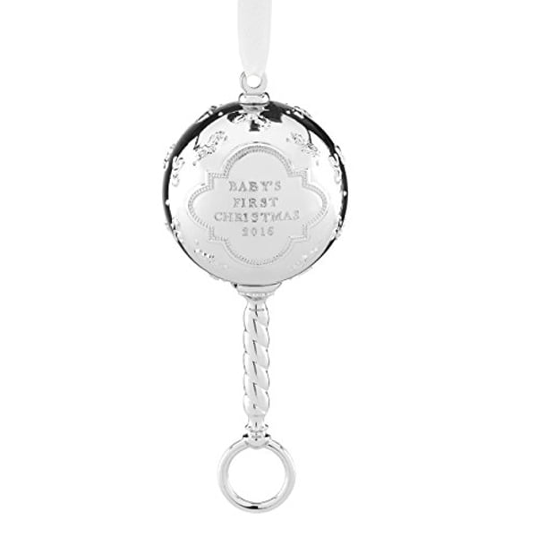 Buy Reed & Barton Baby’s First Christmas First Rattle Ornament Online