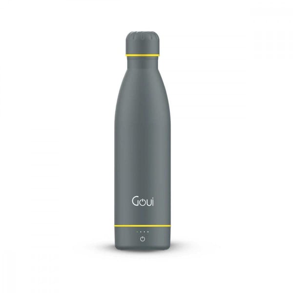Goui Stainless Steel Bottle With Power Bank 6000mAh Grey Goui Stainless Steel Bottle With Power Bank 6000mAh Grey