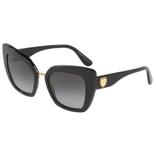 Dolce And Gabbana Black Plastic Women DG4359-501/8G-52 Sunglasses