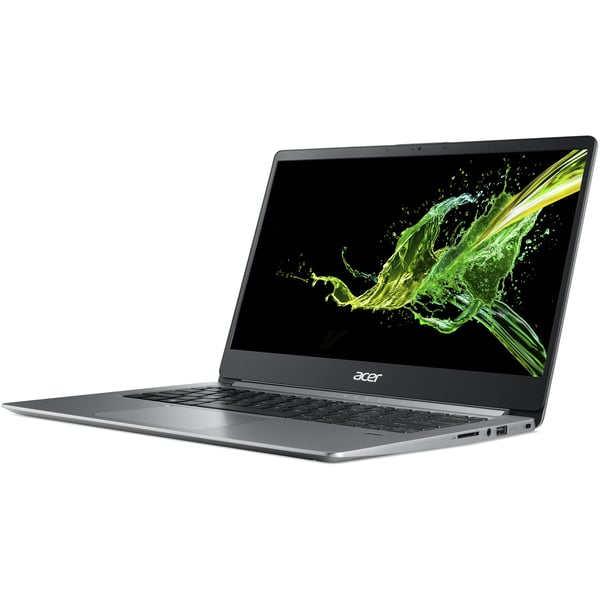 Acer Swift 1 SF114-32-C61Y Laptop - Celeron 1.1GHz 4GB 64GB Shared Win10 14inch FHD Sparkly Silver English/Arabic Keyboard Acer Swift 1 SF114-32-C61Y Laptop - Celeron 1.1GHz 4GB 64GB Shared Win10 14inch FHD Sparkly Silver English/Arabic Keyboard