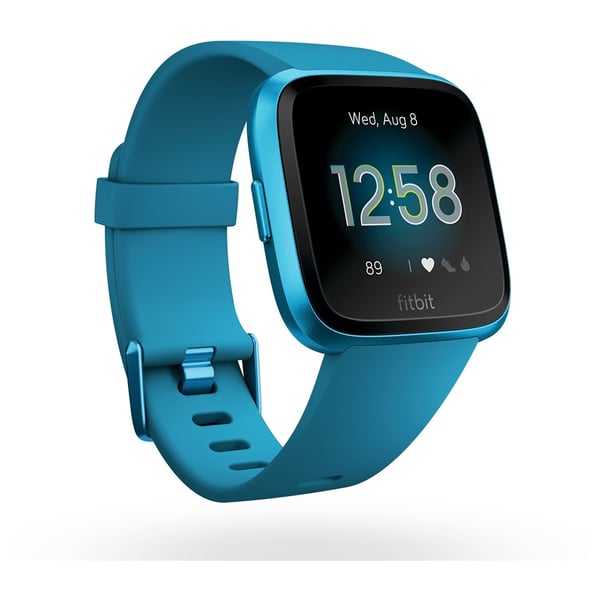 Fitbit Versa Lite Edition Smart Watch - Marina Blue Aluminum