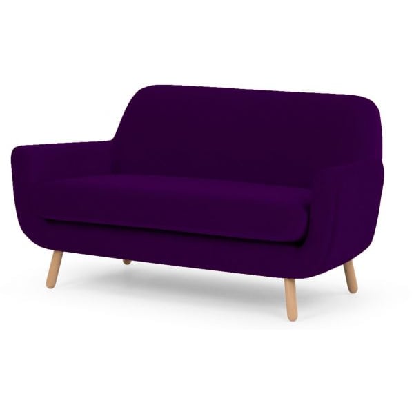 Purple 2 seater sofa new arrivals