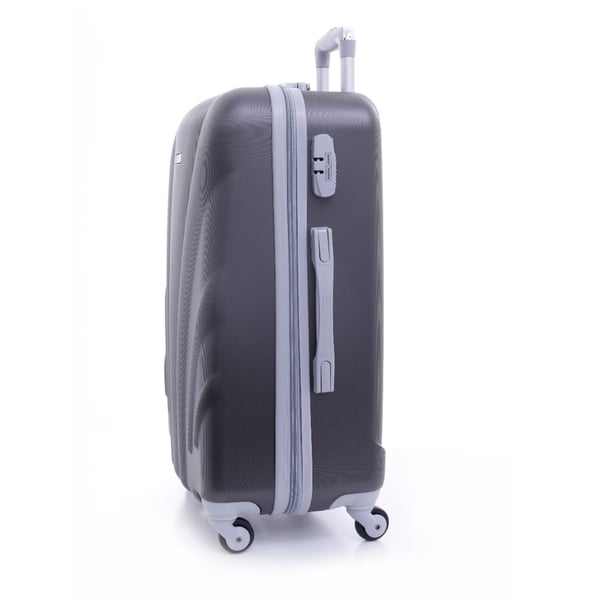 Para John ABS Luggage Travel Trolley With 4 Wheels 3pcs Set Grey Para John ABS Luggage Travel Trolley With 4 Wheels 3pcs Set Grey