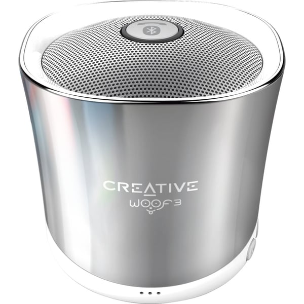 Creative MF8230 Woof 3 Portable Bluetooth Speaker Winter Chrome