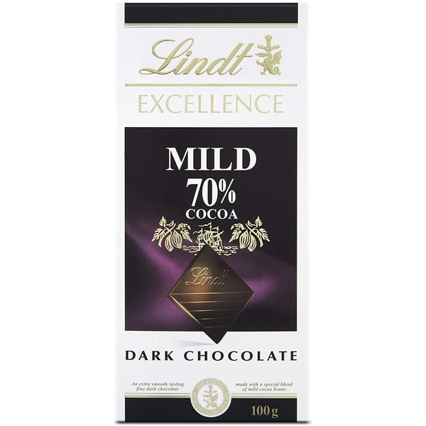 Buy Lindt Excellence Dark 70% Mild Chocolate 100 Gm Online In UAE ...