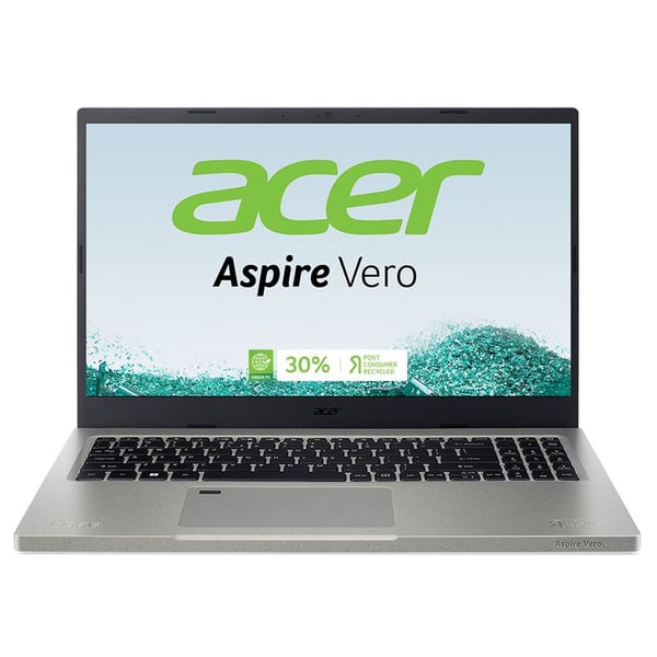 Acer Aspire Vero Laptop - 11th Gen Core i7 2.9GHz 16GB 1TB Shared Win11Home 15.6inch FHD Grey English/Arabic Keyboard |Green PC AV15 51 77TX (2022) Middle East Version Acer Aspire Vero Laptop - 11th Gen Core i7 2.9GHz 16GB 1TB Shared Win11Home 15.6inch FHD Grey English/Arabic Keyboard |Green PC AV15 51 77TX (2022) Middle East Version
