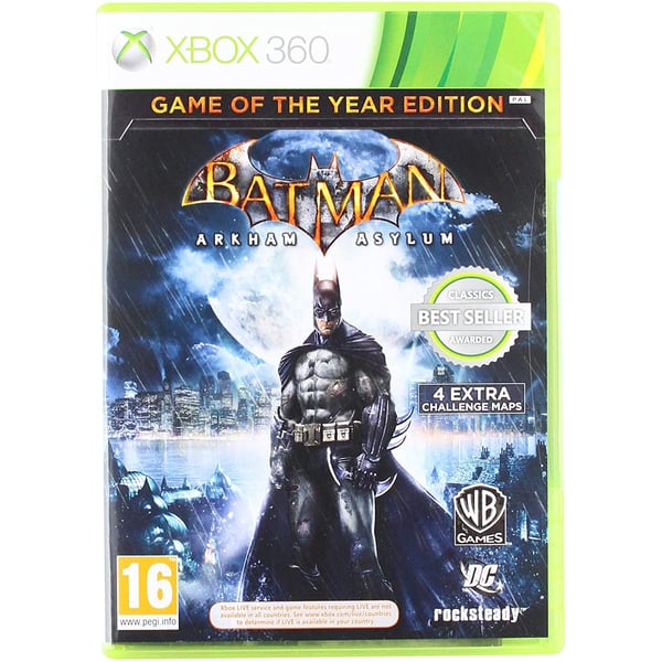 Buy Xbox 360 Batman Arkham Asylum Online in UAE | Sharaf DG
