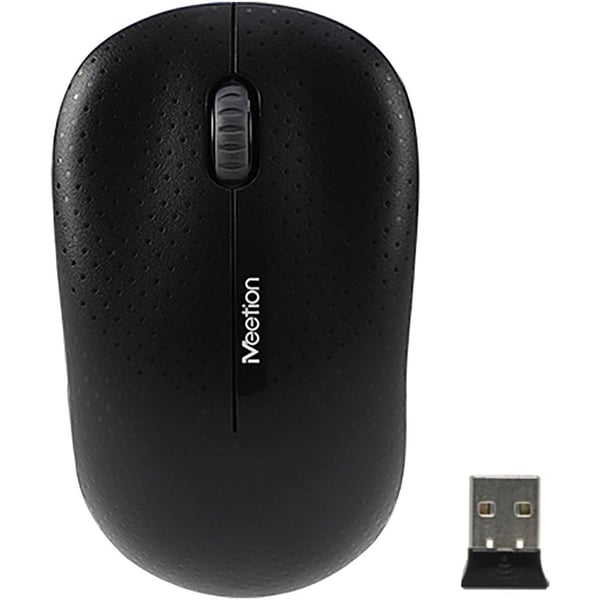Meetion Wireless Optical Mouse Black