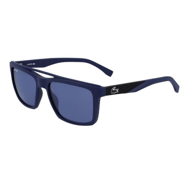 LACOSTE Rectangle Blue Matte Sunglasses For Men LA-L899S-424-55