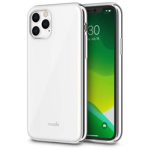 Moshi iGlaze Slim Hardshell Case For iPhone 11 Pro Pearl White