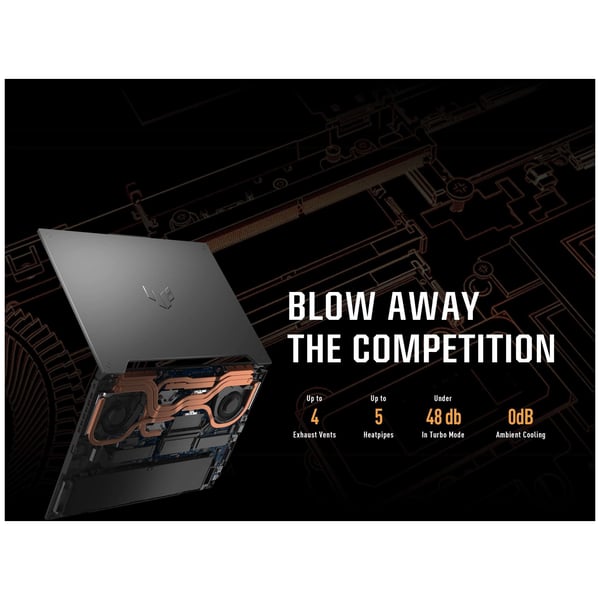 ASUS TUF Gaming A15 FA507RC-HN018W Gaming Laptop - Ryzen 7 3.2GHz 16GB 512GB 4GB Win11 15.6inch FHD 144Hz Jaeger Grey Nvidia GeForce RTX 3050 ASUS TUF Gaming A15 FA507RC-HN018W Gaming Laptop - Ryzen 7 3.2GHz 16GB 512GB 4GB Win11 15.6inch FHD 144Hz Jaeger Grey Nvidia GeForce RTX 3050
