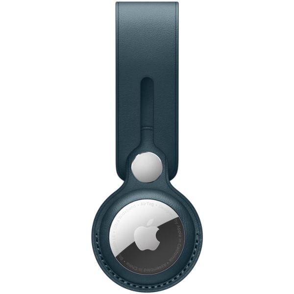 Apple AirTag Leather Loop Baltic Blue