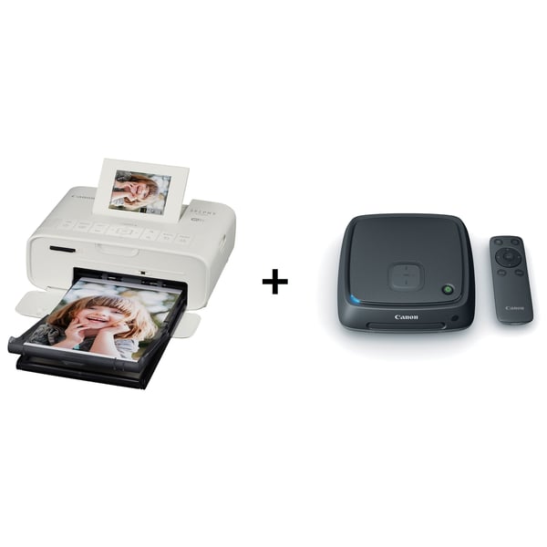 Canon Selphy CP1200 Compact Photo Printer + CS100 Connect Station Storage