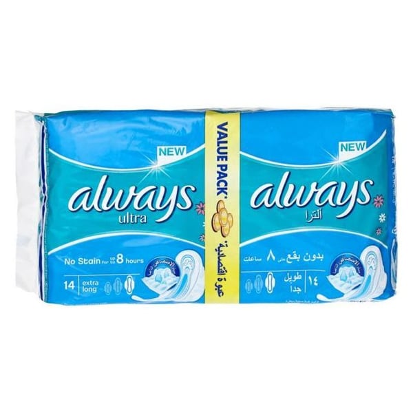 Always Ultra Fresh Extra Long 14 Pcs Online Shopping on Always Ultra ...