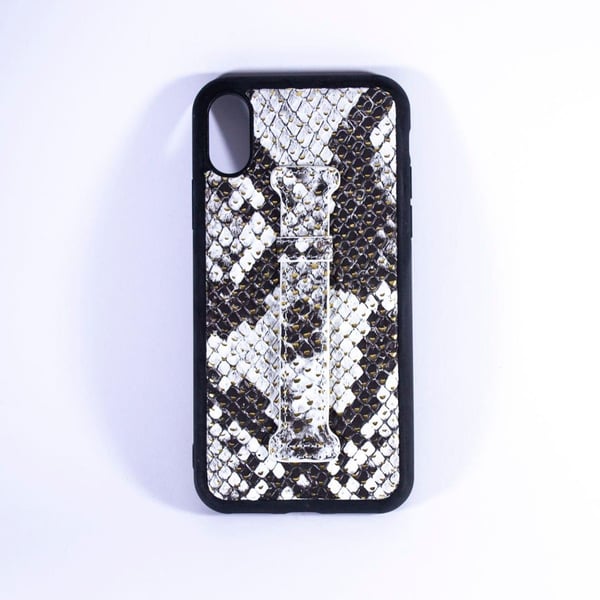 Isafe Signature Snake Leather Ring Back Case Iphone Xs Isafe Signature Snake Leather Ring Back Case Iphone Xs