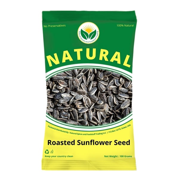 Buy Natural Roasted Sunflower Seed (fresh) 1kg Online in UAE Sharaf DG