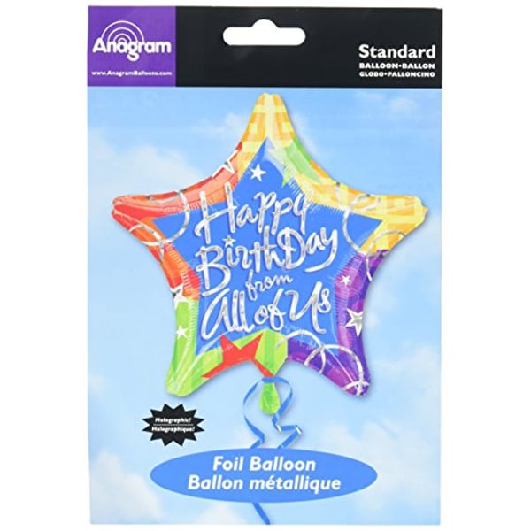 Anagram International Birthday Blitz From All Foil Balloon, 19 Anagram International Birthday Blitz From All Foil Balloon, 19