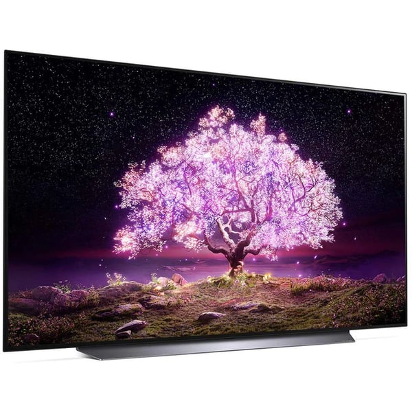 LG OLED TV 77 Inch C1 Series Cinema Screen Design 4K Cinema HDR webOS Smart with ThinQ AI Pixel Dimming