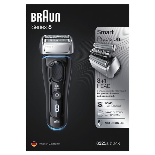 Braun Shaver Series 8 Black 8325S